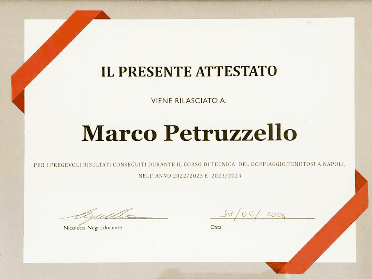 Attestato Presenze